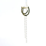 Earrings 14K Gold Invisible Set Laser Drilled Round Drop Diamond Earrings, Lab Grown, 1.45 cts