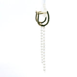 Earrings 14K Gold Invisible Set Laser Drilled Round Drop Diamond Earrings, Lab Grown, 1.45 cts