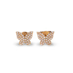 Earrings Butterfly Diamond Stud Earrings