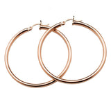 Earrings Rose Gold Large 14K Gold Hoop Earrings