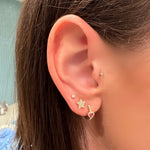 Earrings Tiny Diamond Stud Earrings, 2mm, 2.5mm, 3mm