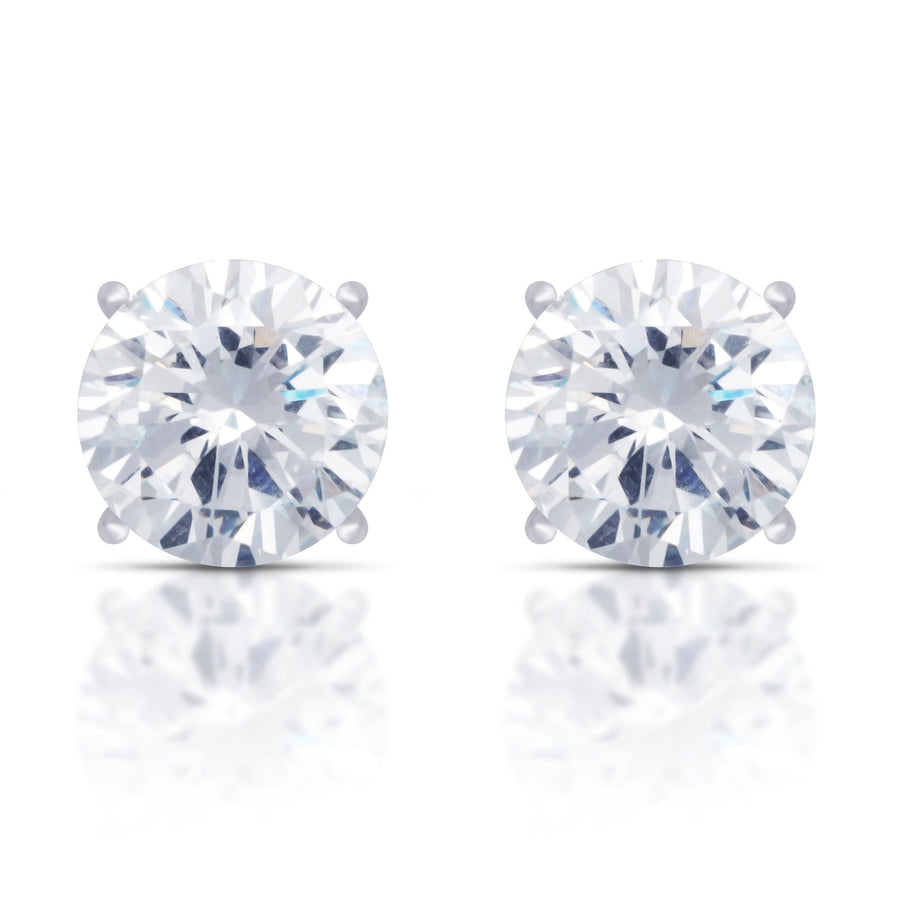 Earrings White Gold / .25 ct (.5 ct total) / GHI color VS quality Diamond Stud Earrings GH color VS quality