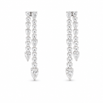 Earrings Yellow Gold / 18K 14K & 18K Gold Round and Pear Drop Earrings