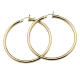 Earrings Yellow Gold Large 14K Gold Hoop Earrings