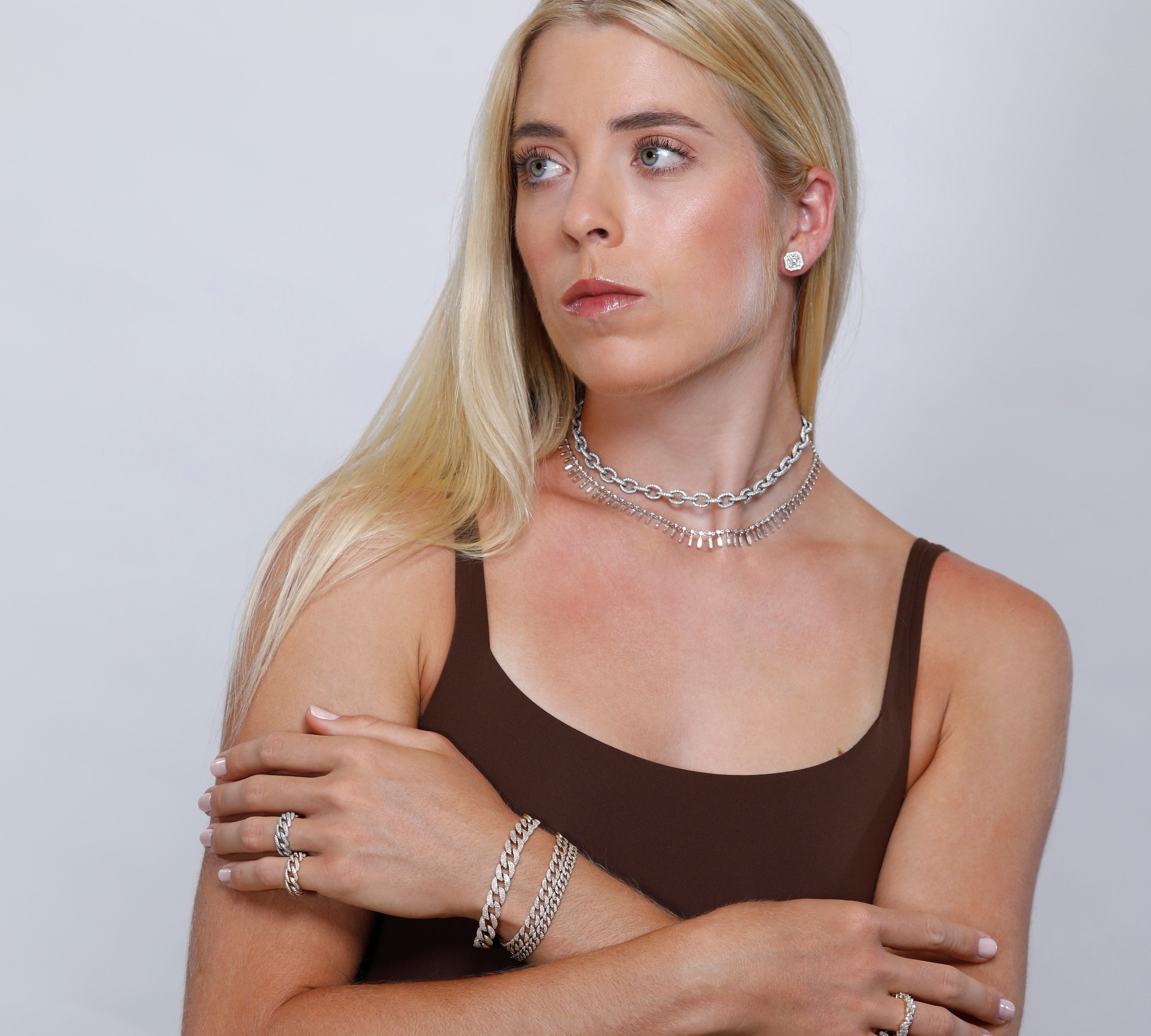 Necklace 14 & 18K Diamond Dot-Dash Necklace