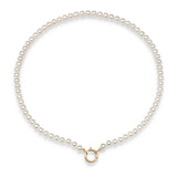 Necklace 4 & 18K Gold Pearl Necklace.