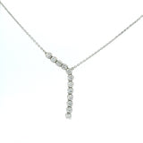 Necklace Twelve Diamond Necklace, Lab Grown