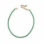 Necklaces 14K & 18K Gold East West Emerald Necklace
