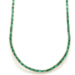 Necklaces 14K & 18K Gold East West Emerald Necklace