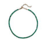 Necklaces 14K & 18K Gold East West Emerald Necklace, Large