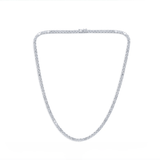 Necklaces 14K & 18K Gold Round Brilliant Diamond Necklace, Lab Grown, 4 Prong