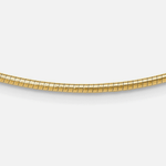Necklaces 14K & 18K Solid Gold Omega Chain Necklace 1.5mm