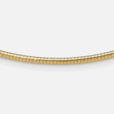 Necklaces 14K & 18K Solid Gold Omega Chain Necklace 1.5mm