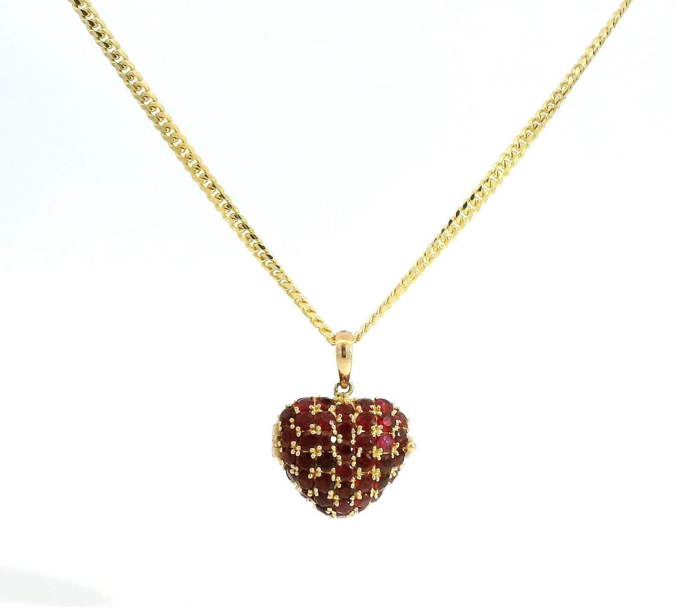 Necklaces 14K and 18K Solid Gold Small Cuban Link Chain Necklace 2.0 mm