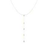 Necklaces 14K Gold Diamond Drop Y Necklace, Lab Grown