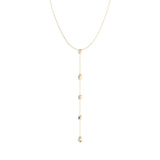 Necklaces 14K Gold Diamond Drop Y Necklace, Lab Grown