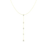 Necklaces 14K Gold Diamond Drop Y Necklace, Lab Grown