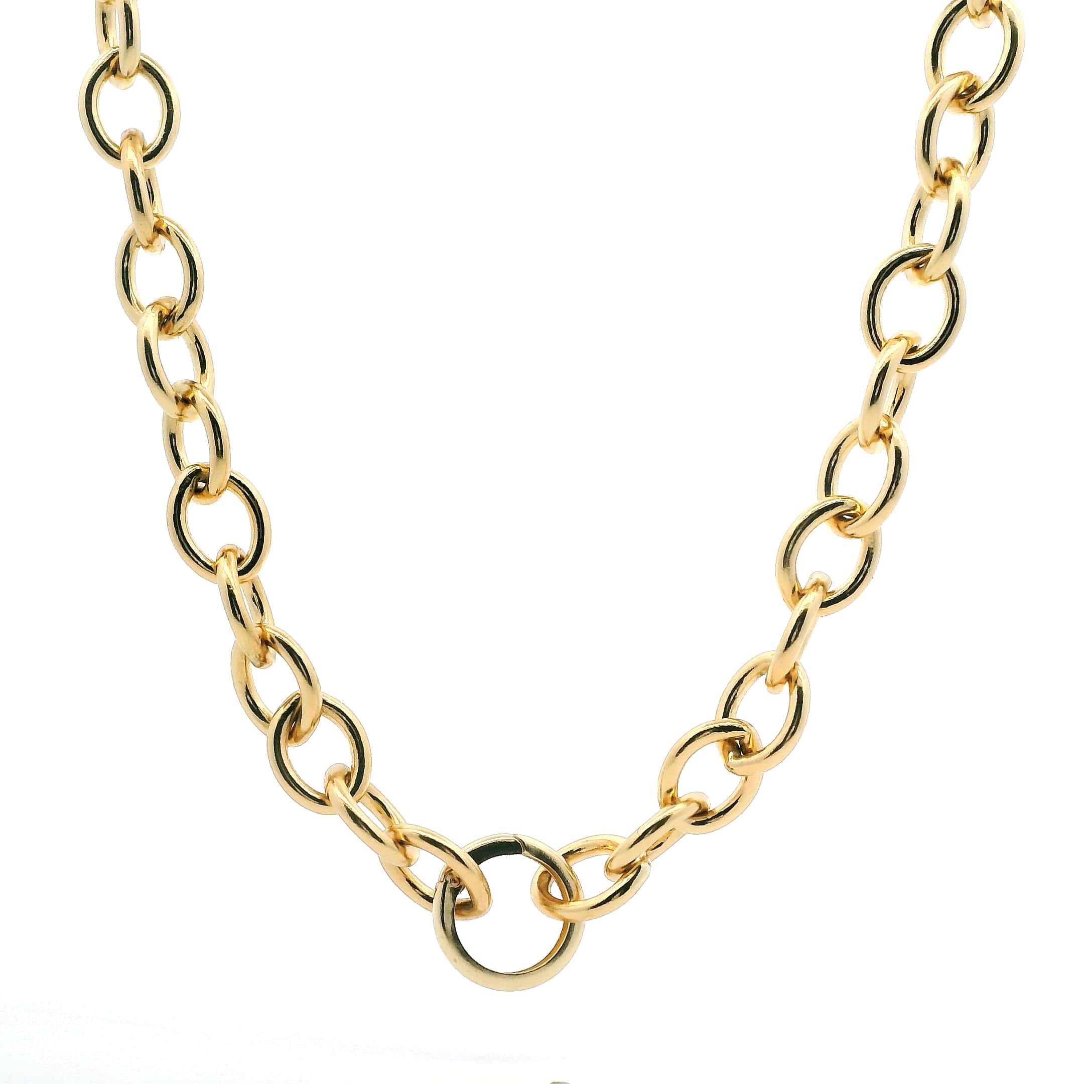 Necklaces 14K Gold Filled Round Link Chain and Enhancer
