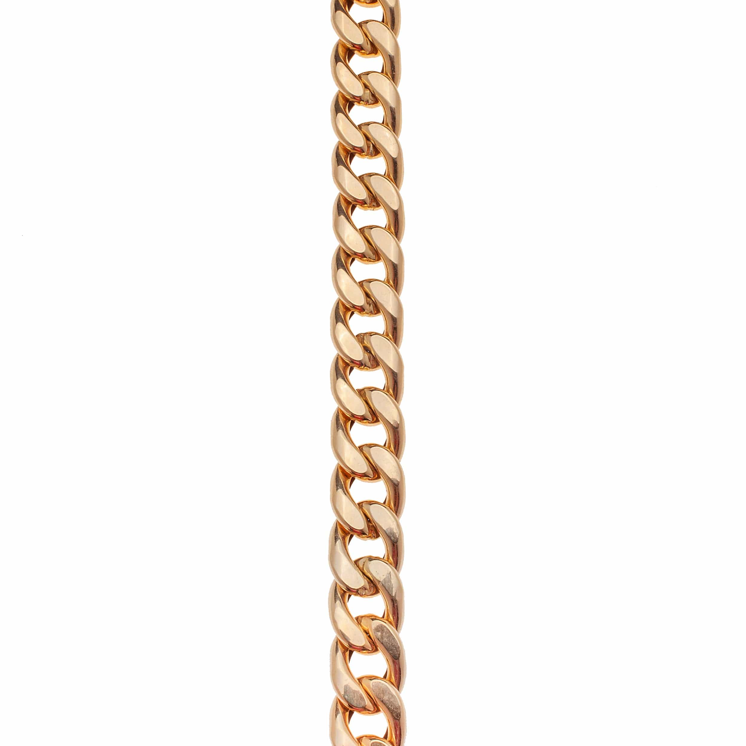 Necklaces 14K Gold Flat Cuban Link Necklace 6.5mm