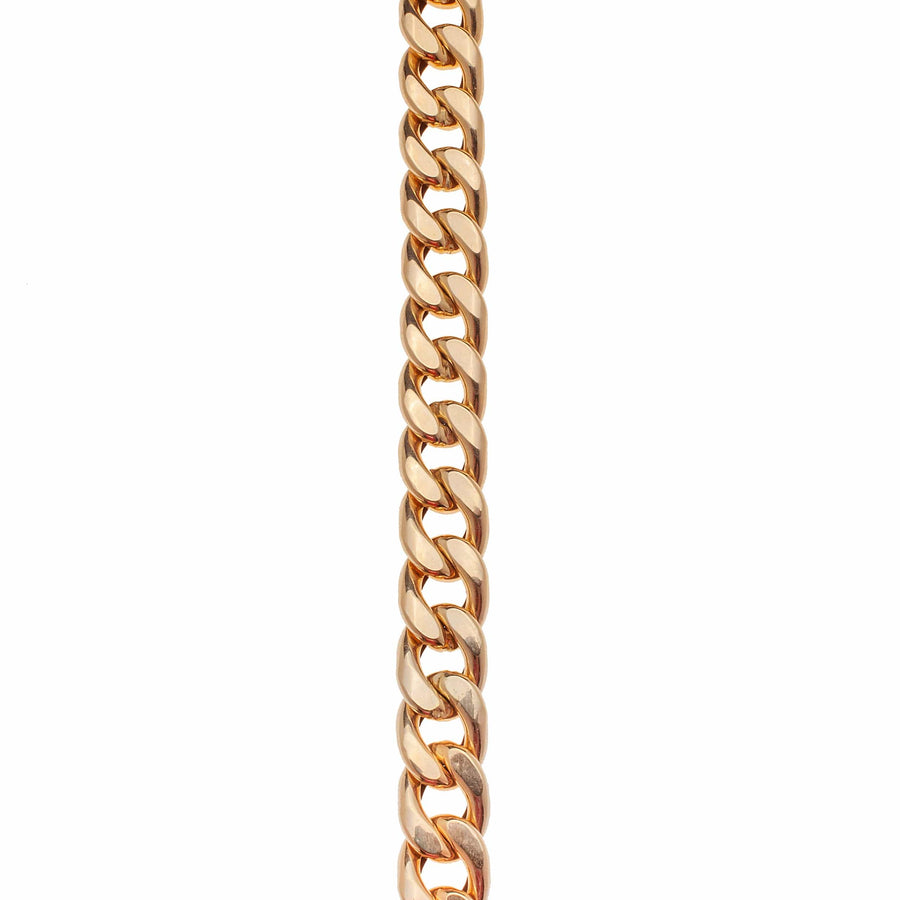 Necklaces 14K Gold Flat Cuban Link Necklace 6.5mm