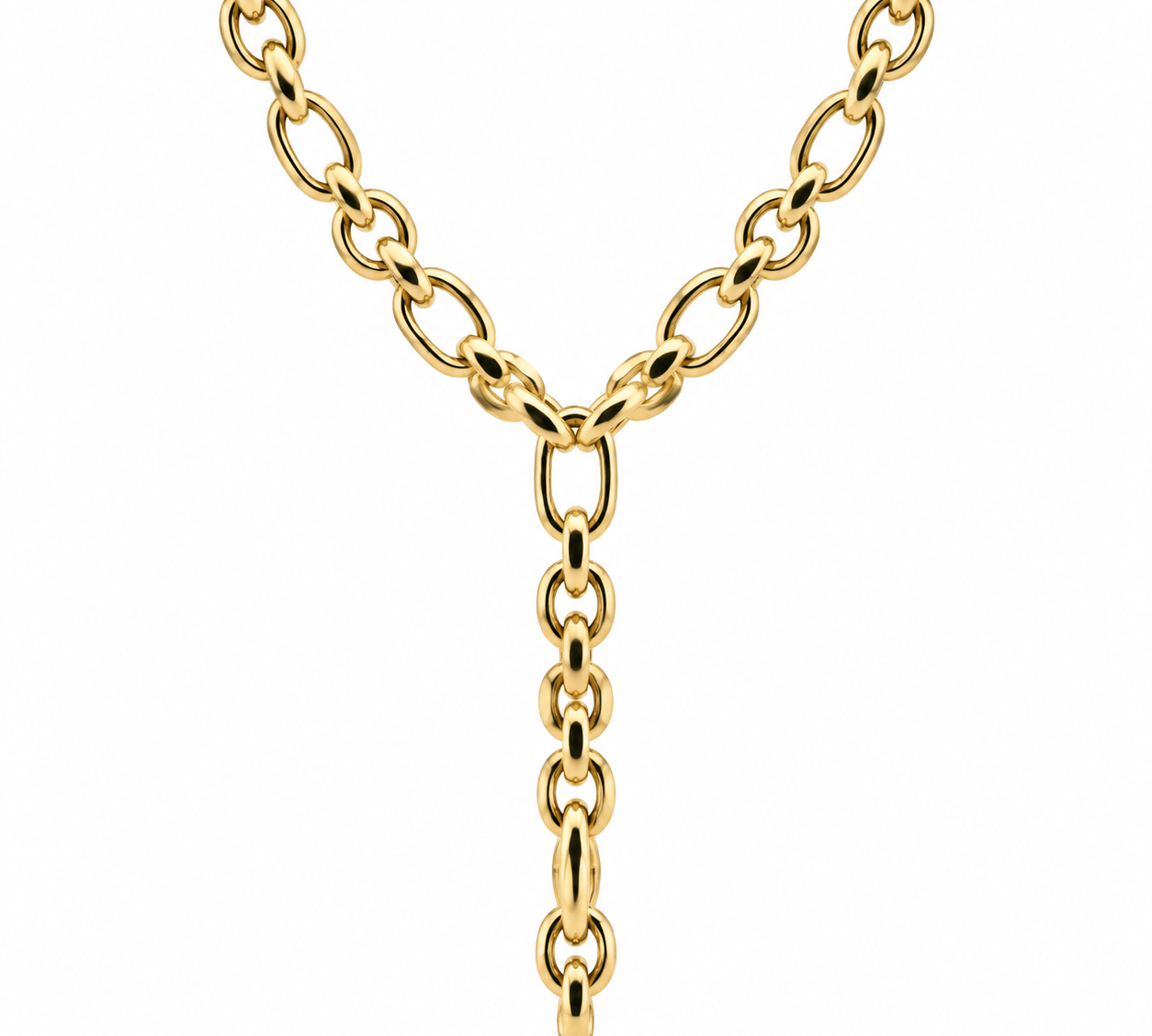 Necklaces 14K Gold Milano Link Chain Necklace