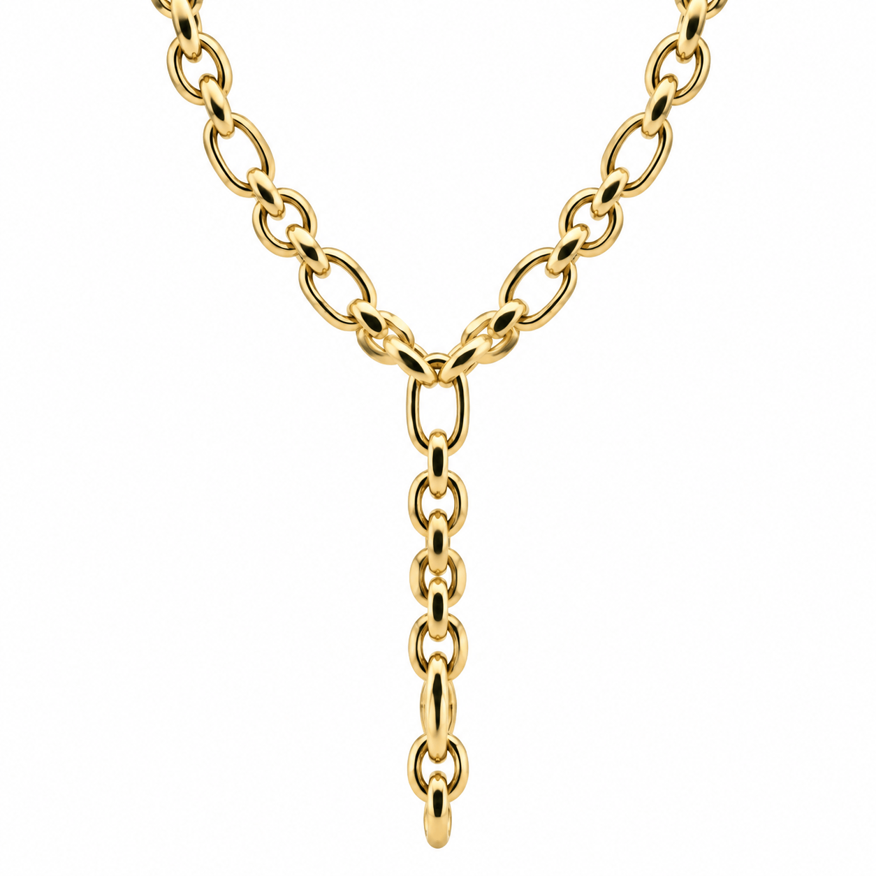 Necklaces 14K Gold Milano Link Chain Necklace