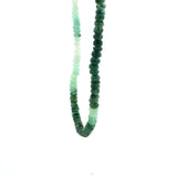 Necklaces 14K Gold Ombre Emerald Beaded Necklace