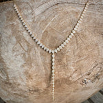 Necklaces 14K Gold Pear Micro-Pave Diamond Y Necklace