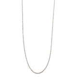 Necklaces 15" / Rose Gold Small 14K Gold Diamond Tennis Necklace 4-Prong Setting Adjustable Length