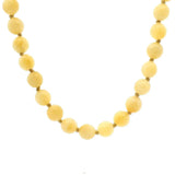 Necklaces 16" Butter Yellow Honey Jade Beaded Necklace