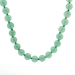 Necklaces 16" Green Jade Beaded Necklace