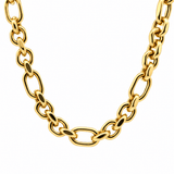 Necklaces 16" / Rose Gold / 14K 14K Gold Milano Link Chain Necklace