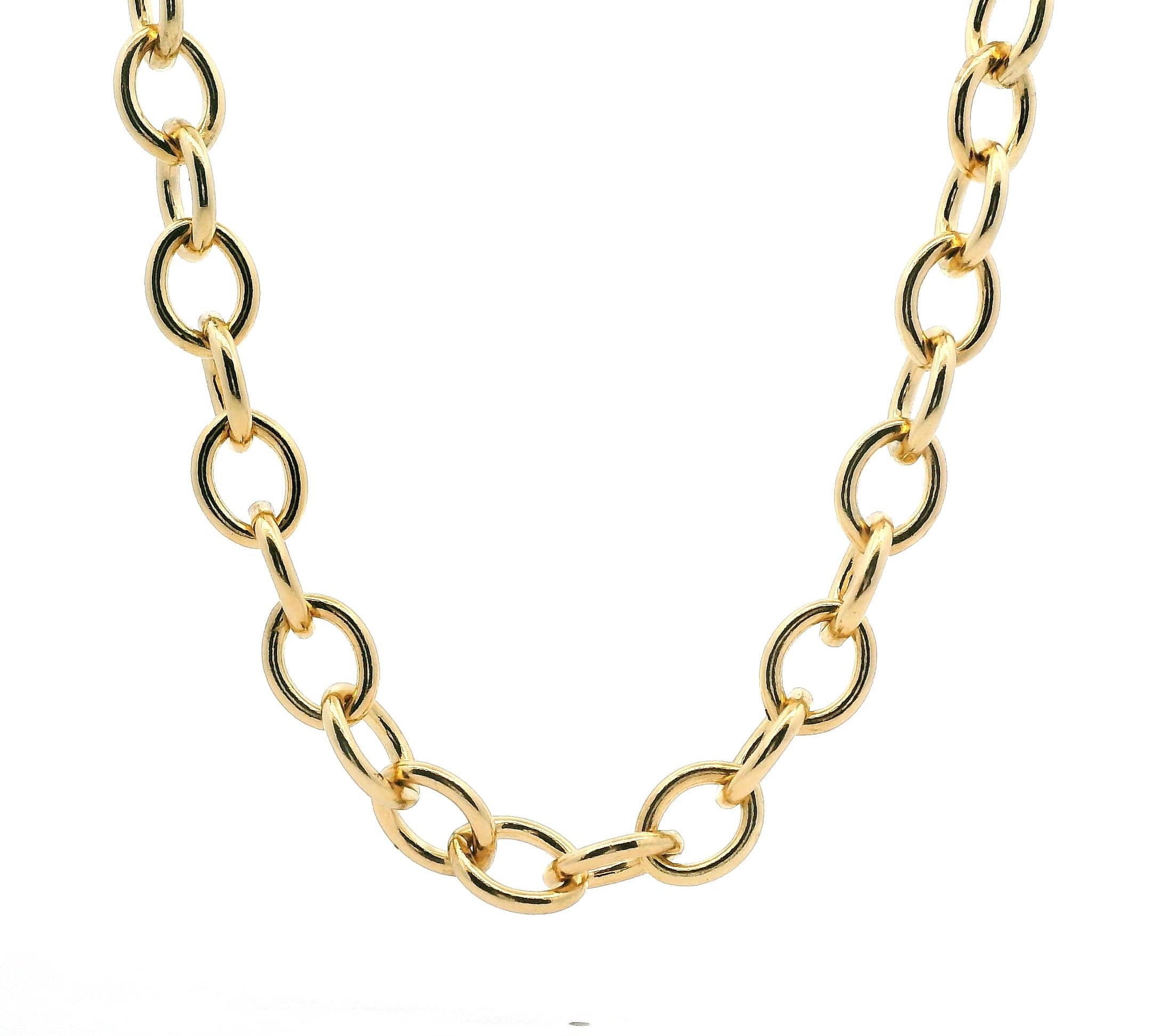 Necklaces 16" / Rose Gold / 14K Gold Filled 14K Gold Filled Round Link Chain and Enhancer