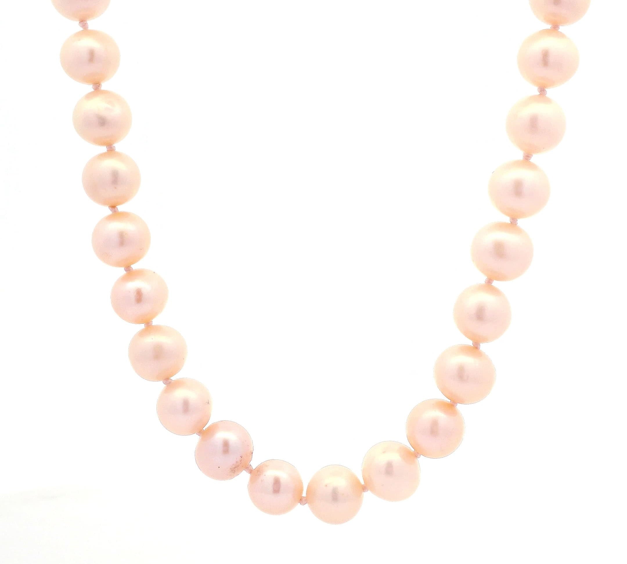 Necklaces 16" With One Toggle CLasp Pink Pearl Strand Necklace