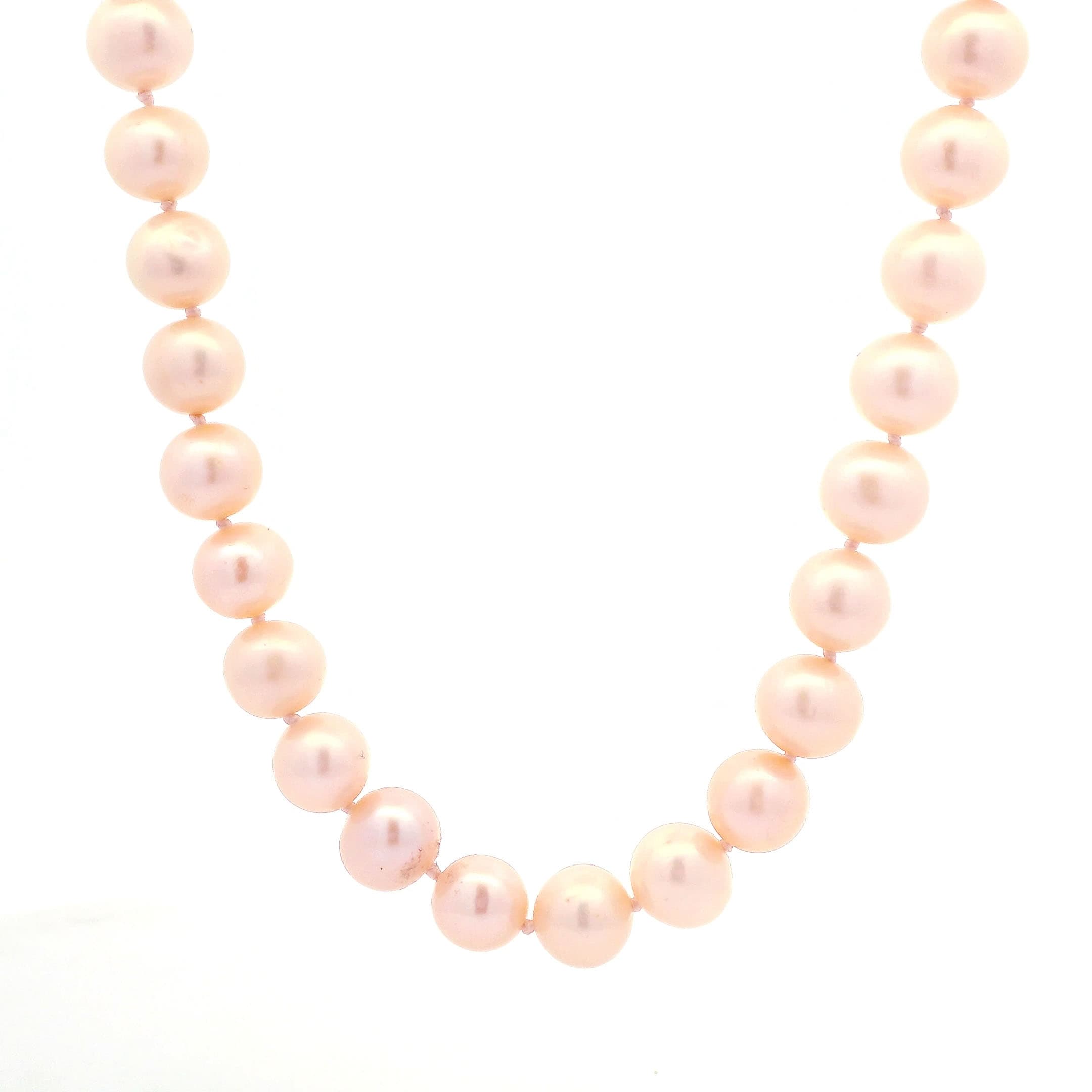 Necklaces 16" With One Toggle CLasp Pink Pearl Strand Necklace