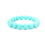 Necklaces 7" Turquoise Blue Beaded Bracelet