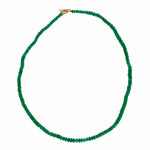 Necklaces Emerald Beads & 14K w/ Toggle Clasp