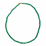 Necklaces Emerald Beads & 14K w/ Toggle Clasp