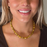 Necklaces Golden Tigers Eye Beaded Necklace