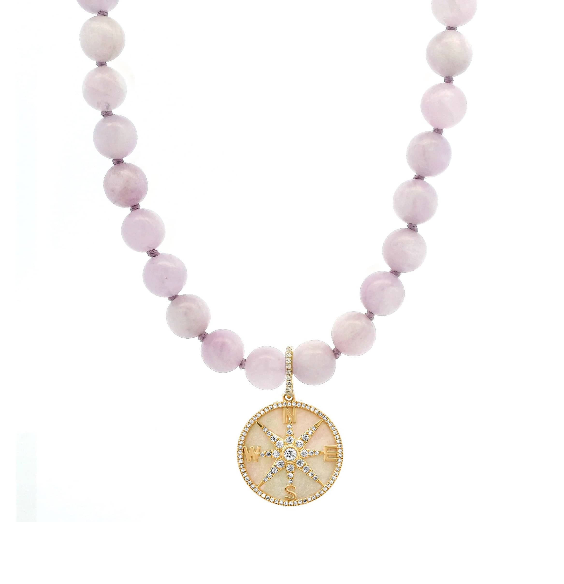 Necklaces Lavender Kunzite Beaded Necklace