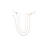 Necklaces Medium 14K Gold and Diamond Tennis Necklace 4-Prong Setting