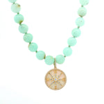 Necklaces Mint Green Chrysoprase Beaded Necklace
