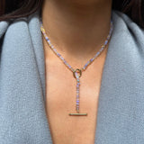 Necklaces Opal Beads & 18K w/ Toggle Clasp
