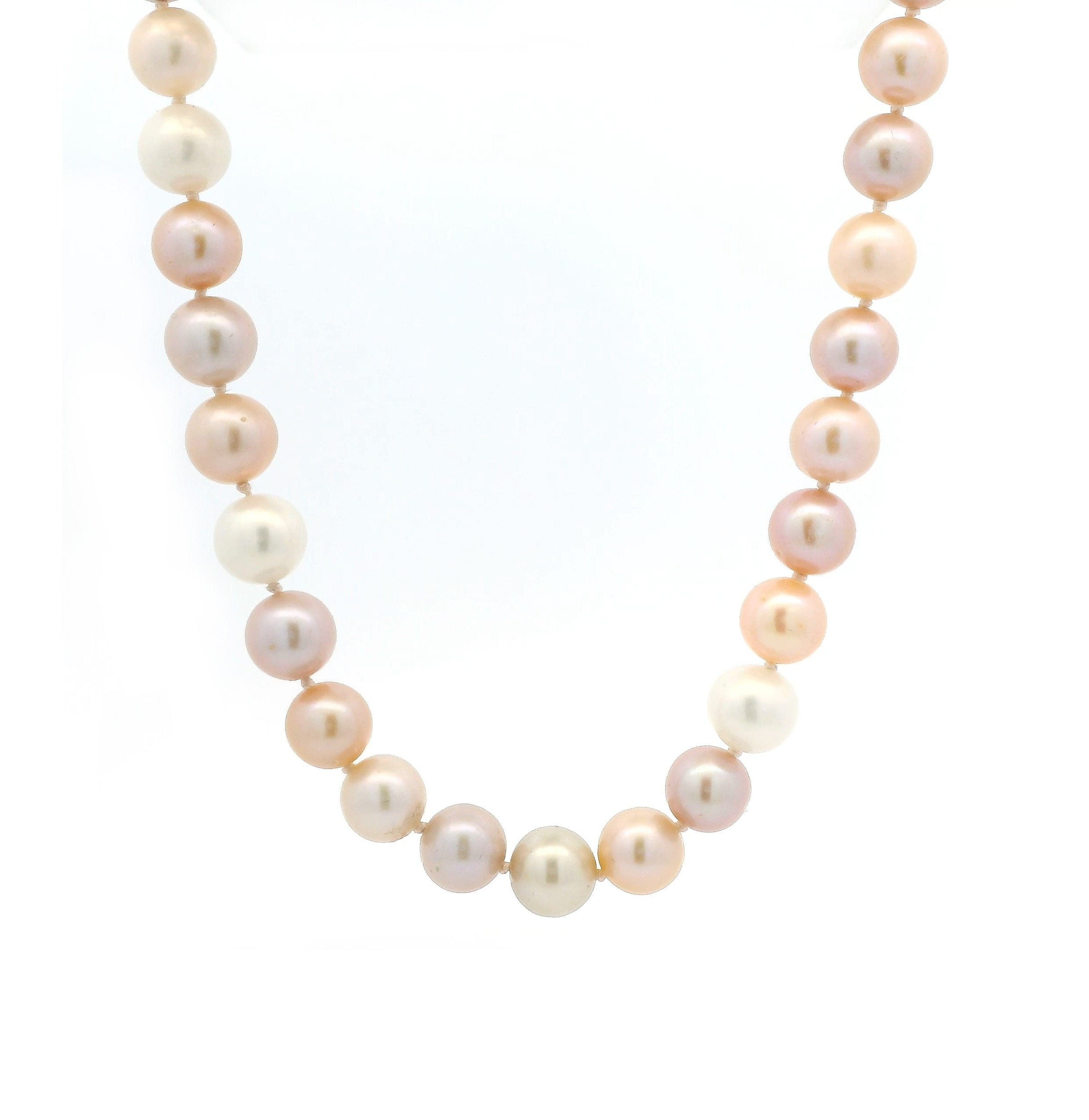 Necklaces Pink Pearl Strand Necklace
