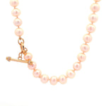 Necklaces Pink Pearl Strand Necklace