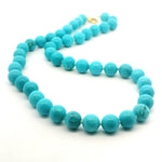 Necklaces Raw Polished Turquoise Beaded Necklace