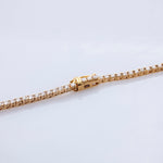 Necklaces Small 14K Gold and Diamond Tennis Necklace 4-Prong Setting