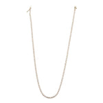 Necklaces Small 14K Gold and Diamond Tennis Necklace 4-Prong Setting