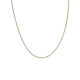 Necklaces Small 14K Gold and Diamond Tennis Necklace 4-Prong Setting