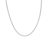 Necklaces Small 14K Gold and Diamond Tennis Necklace 4-Prong Setting